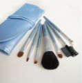 Blue Color Free Leather Professional Makeup Brushes