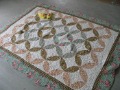 Embroidered Design Circles Pattern Floor Anti-Slip Style Mat