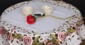 With Hollow Rural Style Rectangular Square Table Cloth