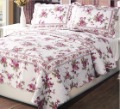 Fashion Patchwork Countryside Style Quilt with Two Pillow Cases