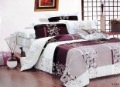 Bedspreads Coverlets 100% Wool 4Pcs Set Elegant Cushion