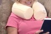 100% Cotton Contour Twist Design Multi-Functions Pillow