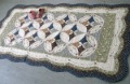 100% Cotton Style Elegant Color Durable Flower Pattern Mat