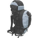 Light Blue & Black With Zipper Nylon Travel Duffel Bags