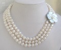 White Pearl Elegant Style Classic Design Jewelry Sets