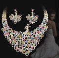 Luxury Style Elegant Design Colorful Diamond Jewelry Sets