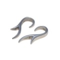 A Heart-Shaped Stainless Steel Silver Body Jewelry
