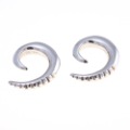 Stainless Steel Gear-Shaped Silver Body Jewelry