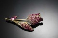 Ladies Newest Rose Style Crystal Brooches