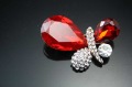 Corrosion Resistance Butterfly Style Crystal Brooches