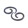 Plug & Tunnel Two Contrary Six Black Body Jewelry