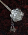 Silver 100% Hand Carve Aboriginal Geometric Exquisite and Remarkable Hair Jewelry