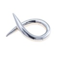 Stainless Steel Sliver Dolphin Shape Body Jewelry