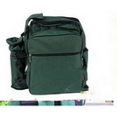 Four Plates Four Transparent Stainless Steel Spoon Four Cotton Cloth Handkerchiefs Duffel Bags