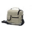 Folding Gray With Zippers Cooler Bags