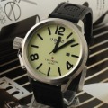 Fashion Designed Men's Waterproof Leather Strape Pocket Watches