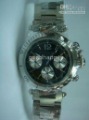 Black Dial Stainless Steel Silver Women's Watches