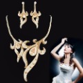 Gorgeous Crystal Innocent Fire Noble Luxury Zinc Alloy Jewelry Sets