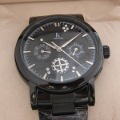 Black Stainless Steel Shockproof Casual Watches