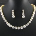 Yellow Gold Diamond Shiny Necklaces