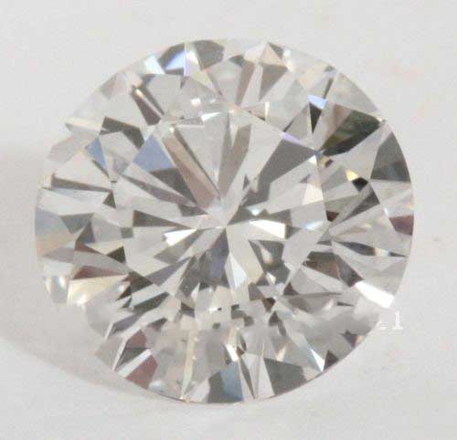 Rhinestone Round Shape White Loose Diamonds