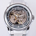 With Logo On Silver Round Shape Dial Fashion Watches