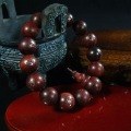 Handmade with Elasticed Cords Different Sizes Buddha Wood Beads