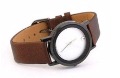 Women's Quartz Gold / Black Leather Strap Watch