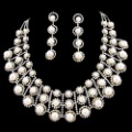 Wedding Bridal Christmas Gift Luxury Beautiful Zinc Alloy Jewelry Set