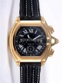New Style Women's Luxury Black Leather Belt Watch