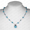 Entirely Handmade Fashion Healthy 12mm Turquoise Stone Beads