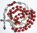 Lucky Religious Rosary Many Colors Wood Beads