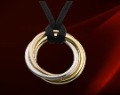 New Style Without Stone Not Fade Christmas Gift Trinity Stainless Steel Necklace