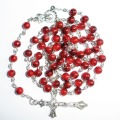 Beautiful Religious Rosary God Bless You Stone Beads