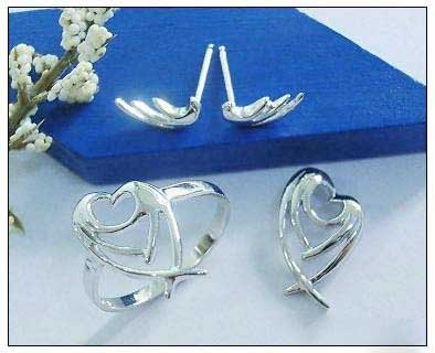 Ring 925 Metal Stamp Sterling Platinum Jewelry