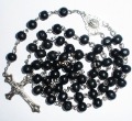 Beautiful Stylish Religious Rosary Classic Black Color Wood Beads