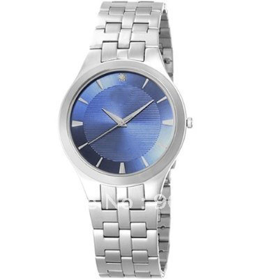 Silver Stainless Steel With Logo On Men's Watches