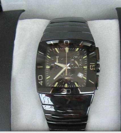 Water Resistant Auto Date Black Men's Watches
