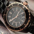 Black Stainless Steel With A Circle Women's Watches