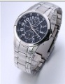 Hot Sapphire Crystal Multi-function Stainless Steel Water Resistance Sports Watch