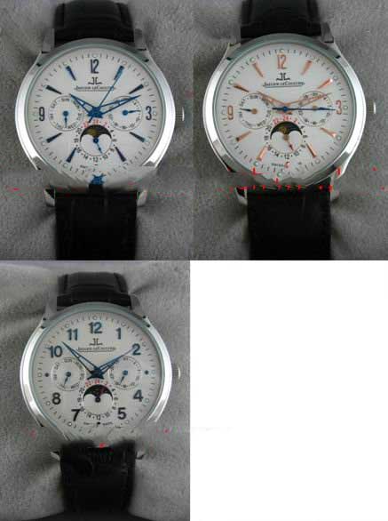 Automatic Movement Leather Band Black Men's Watches
