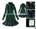 Green Long Sleeve With Buttons Women's T-Shirts