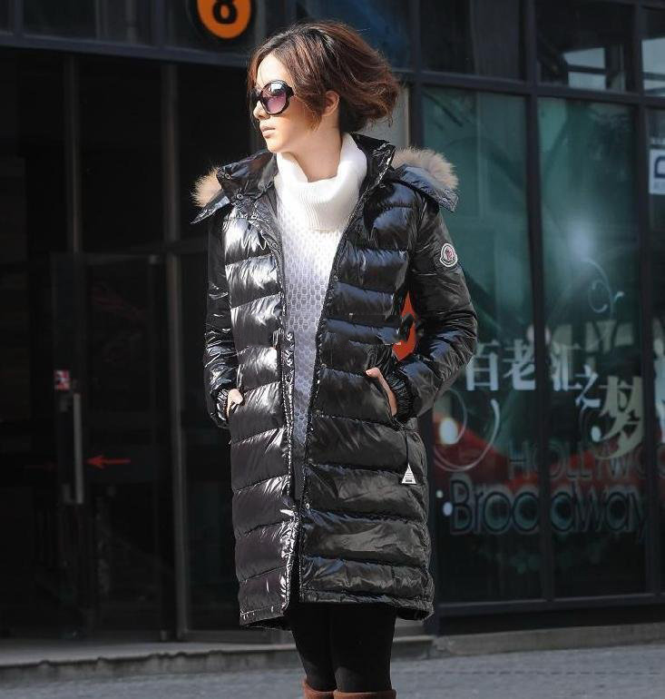 Black With Stripes Leather & Wool Women's Jackets & Coats