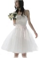 Knee Length Princess Sweethart Tulle Ribbons Skirts