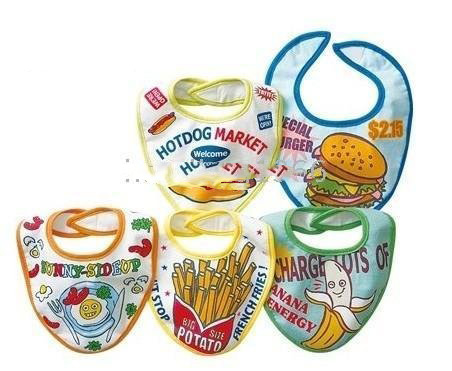 Pure Cotton Waterproo Baby Super Soft Bibs