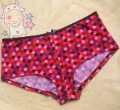 Spandex / Cotton Dark Red Triangle Women's Underwear