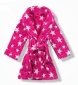 Red With White Star On Long Sleeve Children Sleepwear