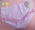 Spandex / Cotton Pink With Small Dots Women's Underwear