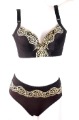 Spandex / Polyester Embroidery Triangle Women's Underwear