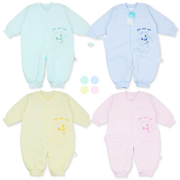 Pure Cotton O-neck Short Sleeve Baby Rompers